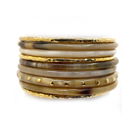 Nala Set of 9 bangle bracelets
