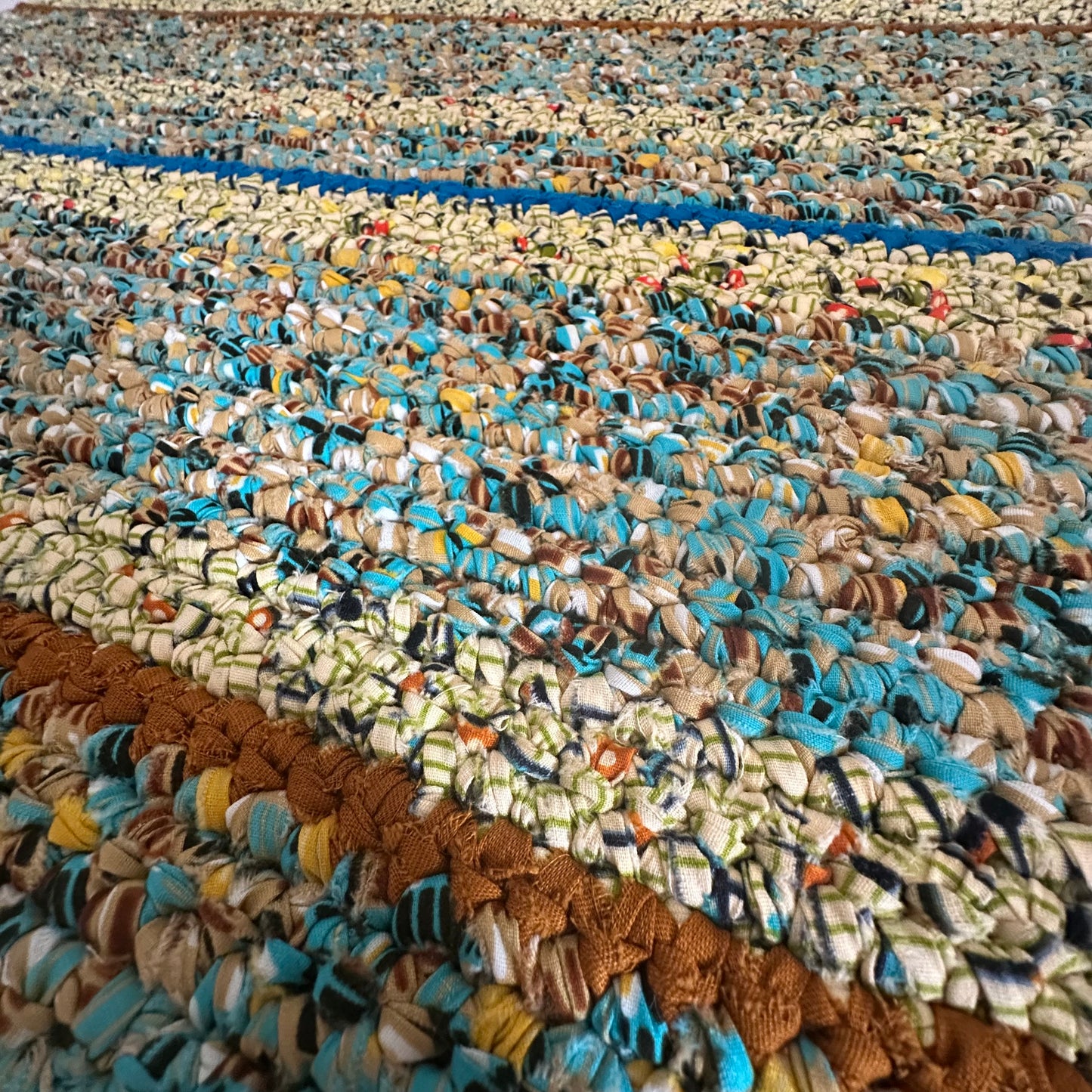 Handwoven Rug Multi-Color/Pastel
