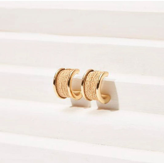 Rose Huggie Earring