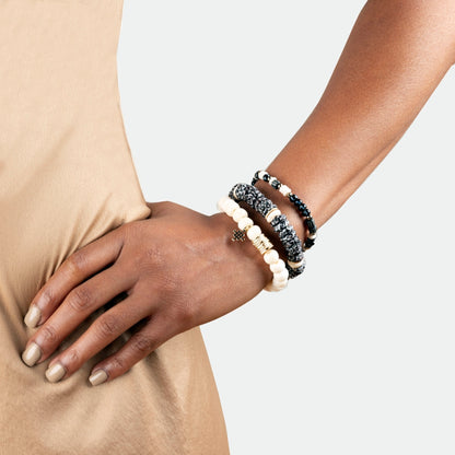 Egypt Beaded Stretch Bracelet