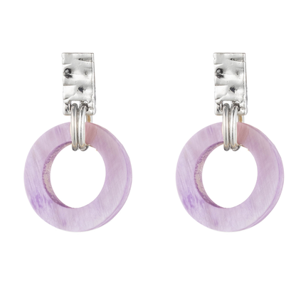 Fern Horn Drop Earrings