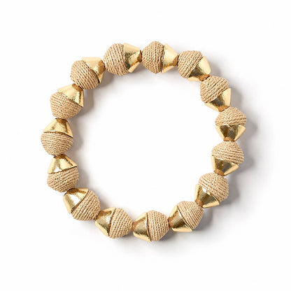 Raffia Statement Bracelet